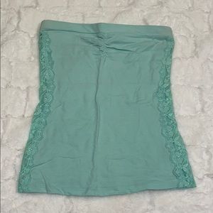 5/$25 Wet Seal Seafoam Green Strapless Shirt